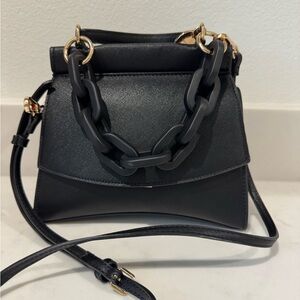 NWOT: ALDO Elegant Black Women's Convertible Handbag